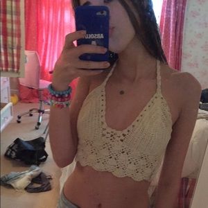 Crochet festival top!!